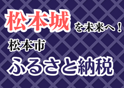 松本城を未来へ！松本市ふるさと納税