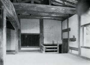 1950 The insides of the castle before the reconstruction in the Showa era