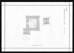 松本城竣功天守四階平面図
