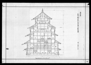 the Matsumotojo Shunko Tenshu Tozai Danmenzu